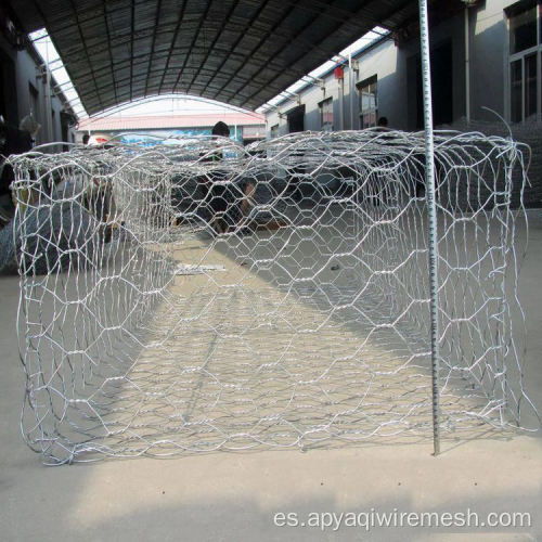 Galvanizado Gabion Basket Bank Stone Gabion Muro de contención